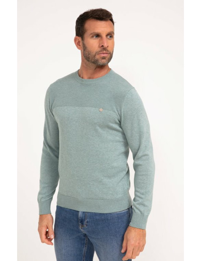 Pull col rond uni Joly