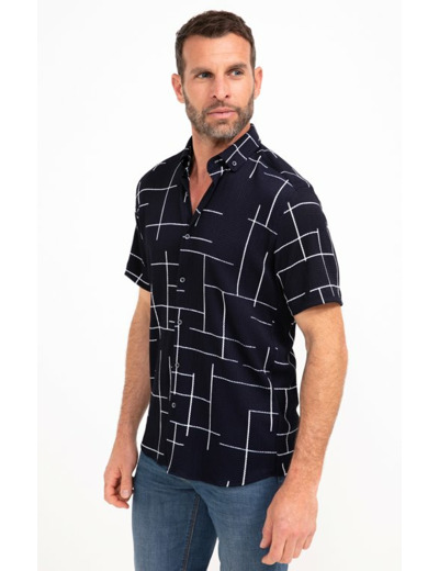 Chemise manches courtes Traitgeo