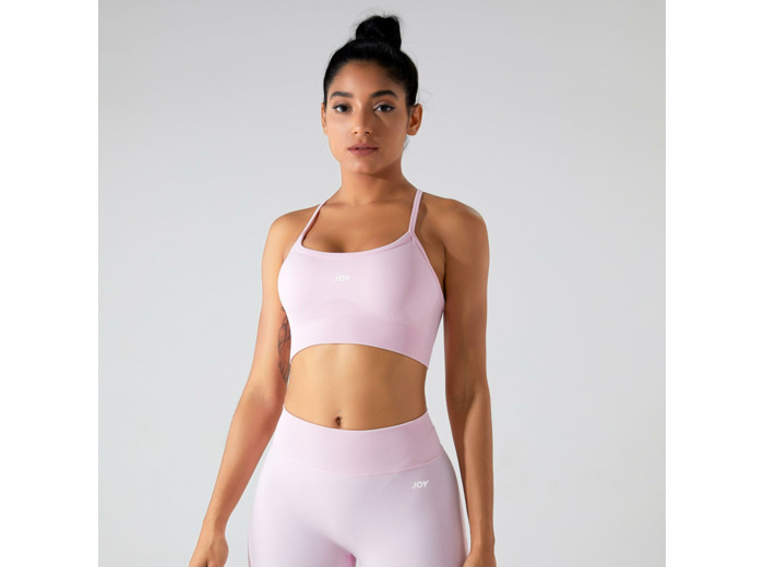 Brassière Sculpt Scrunch - Rose pale