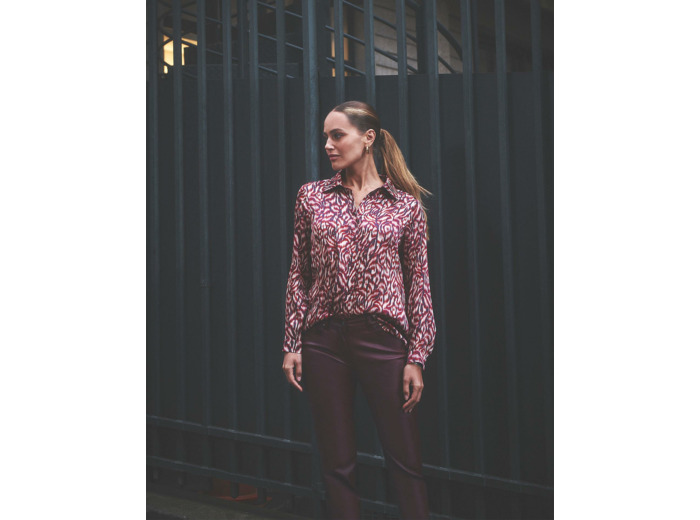 Chemisier manches longues imprimé TOMETTE Femme