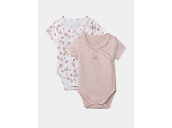 Lot de 2 bodies  à manches courtes