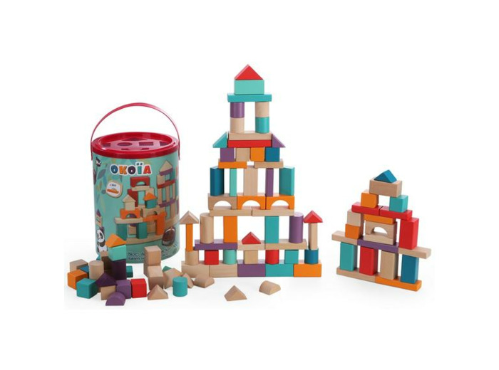 BARIL BLOCS DE CONSTRUCTION 100 PIÈCES