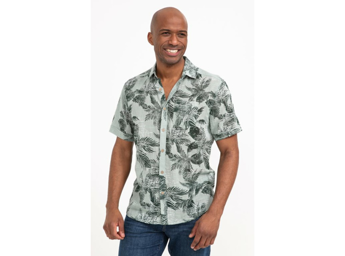 Chemise manches courtes Biggie Palm
