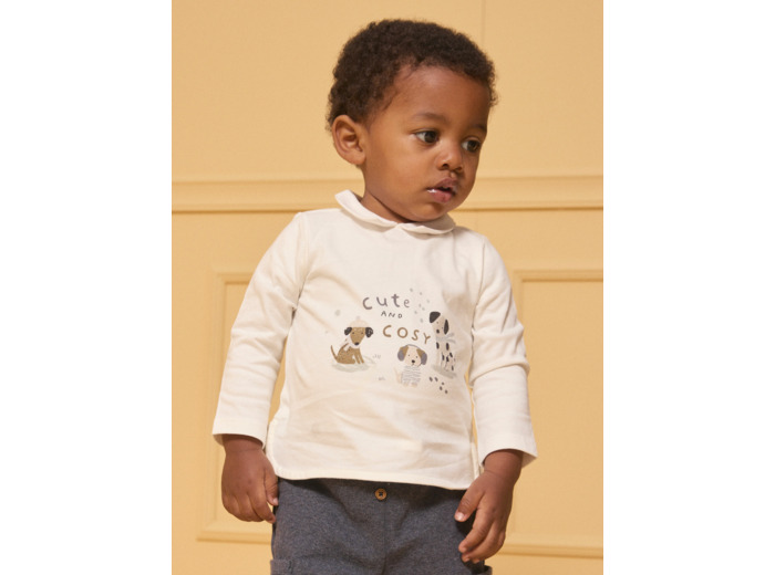 Polo imprimé chiens