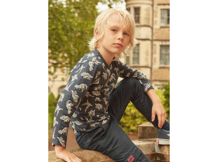 Tee Shirt Manches Longues Bleu nuit