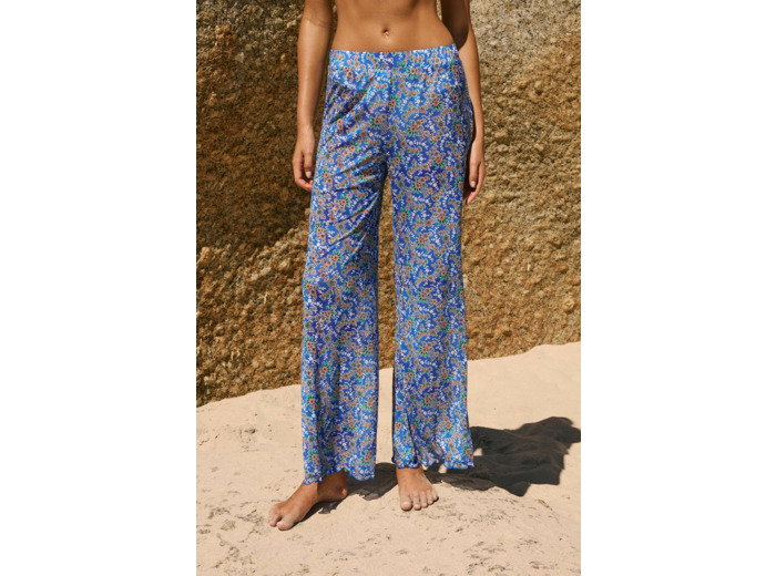 Pantalon fleuri,Pantalon fleuri ;${refinementColor}