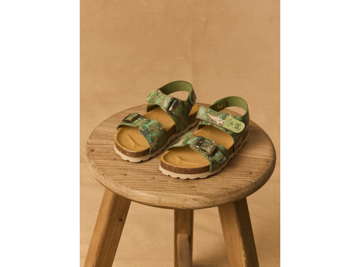 Sandales imprimé requins