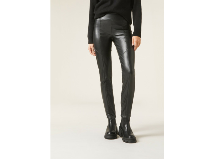 Leggings polaire effet enduit