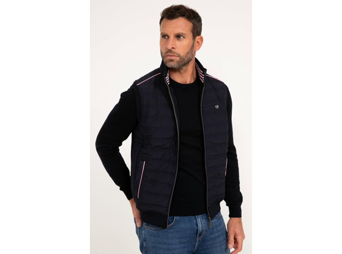 Cardigan sans manche Rose