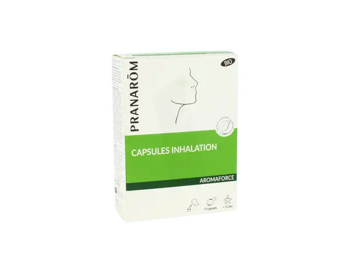 Pranarôm Aromaforce Capsules Inhalation Bio Boîte De 15 Mono-doses