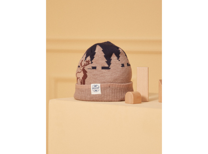 Bonnet tricot jacquard