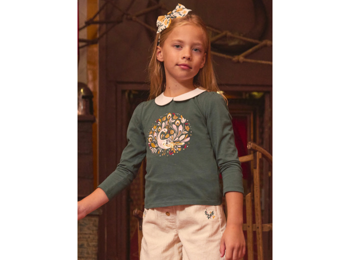 Tee Shirt Manches Longues Vert