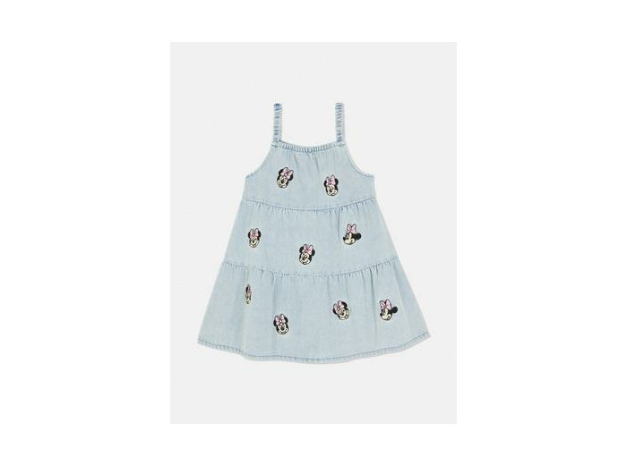 1,5-8 ans | Robe en jean à superpositions Disney Minnie Mouse