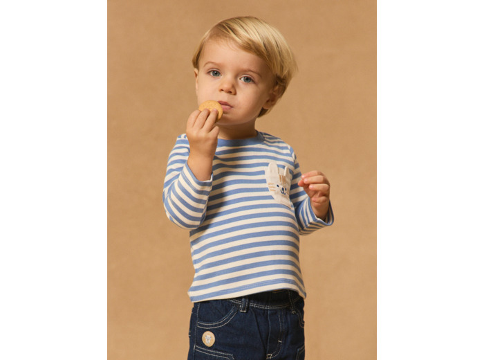 Tshirt à manches longue rayé