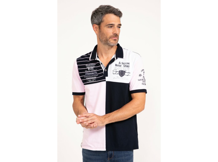 Polo manches courtes Quadro