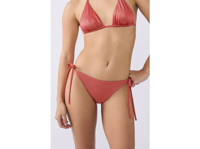 Bikini brésilien à nouer bas de maillot pailleté,Bikini brésilien à nouer bas de maillot pailleté;${refinementColor}
