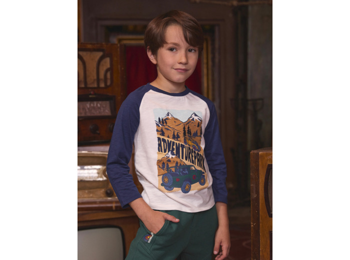 Tee Shirt Manches Longues Ecru