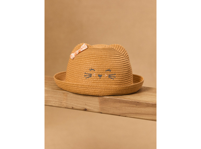 Chapeau de paille oreille
