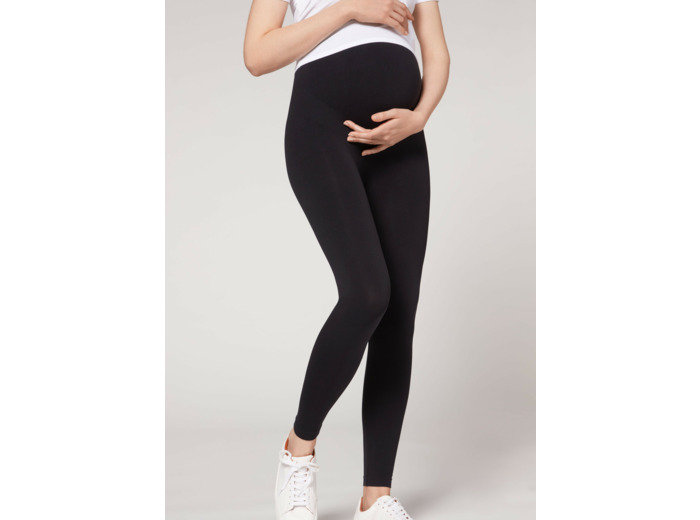 Legging Opaque 100 Deniers en Microfibre Maternité