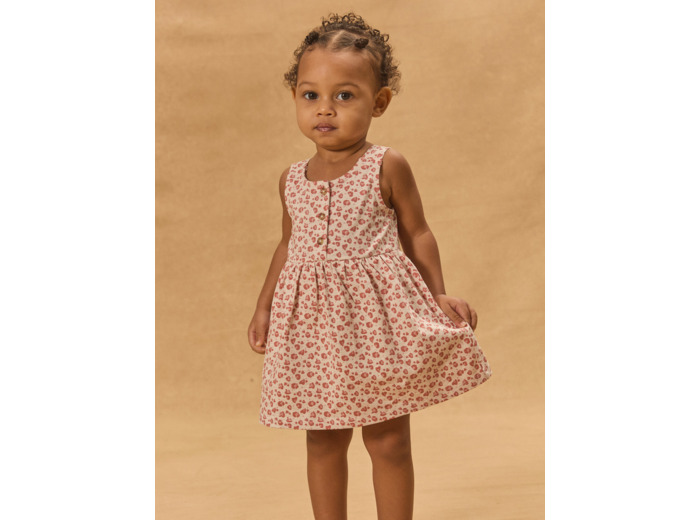 Robe sans manches imprimé léopard