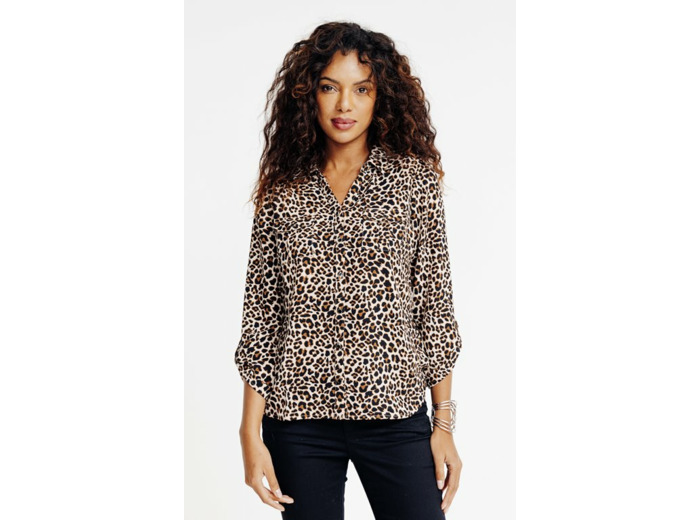 Chemise imprimé léopard