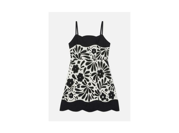 7-15 ans | Robe à fleurs et finitions festonnées