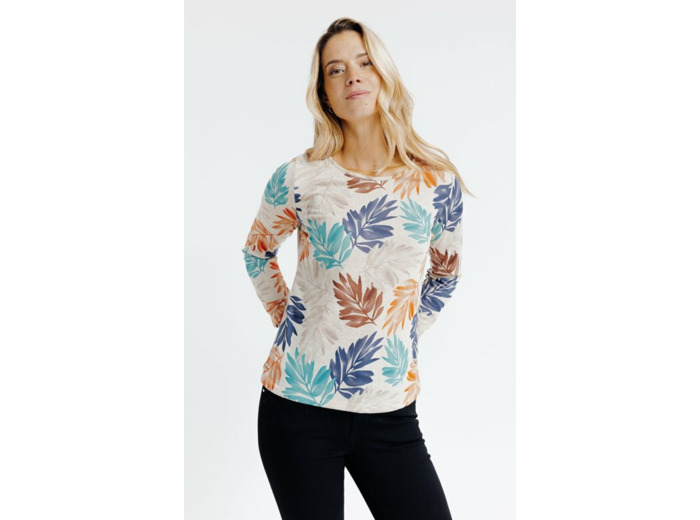 T-Shirt Manches Longues Col Rond