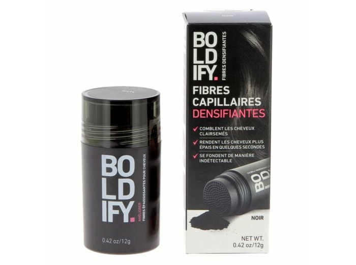 Fibres densifiantes pour cheveux noir