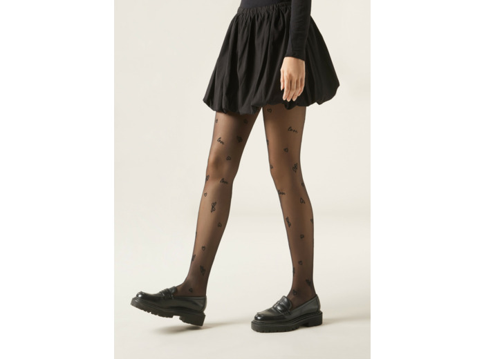 Collant transparent Love