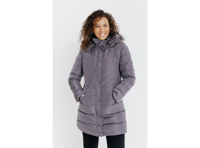 Doudoune Longue En Duvet Et En Plumes