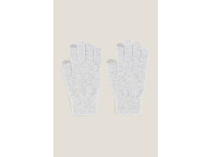 Gants en maille - Gris moyen
