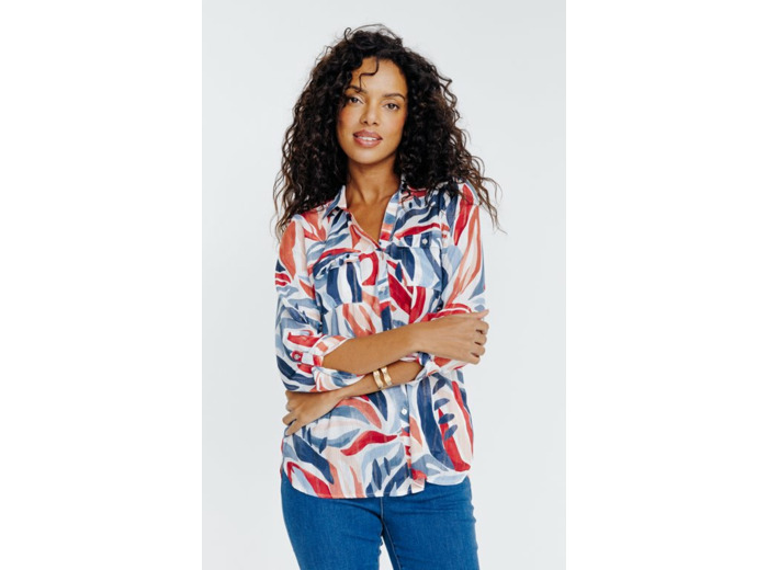 Chemise imprimé abstrait