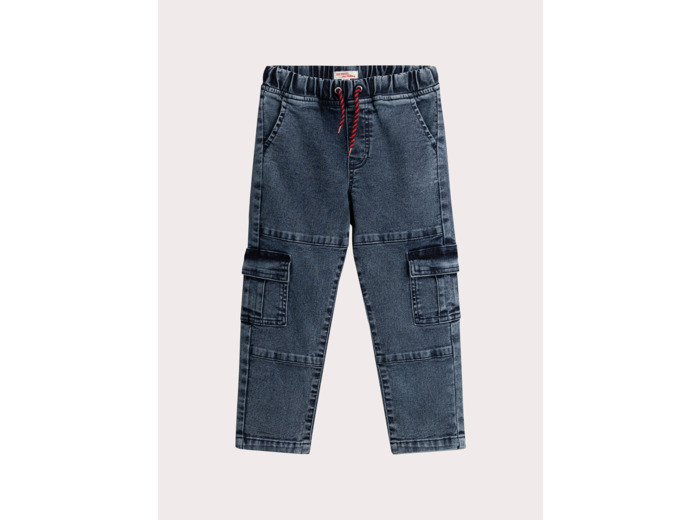 Jean denim cargo pour garçon