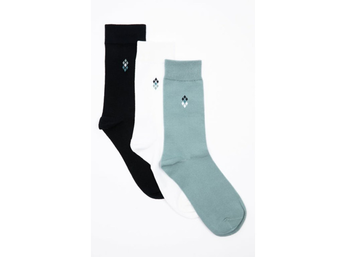 Lot de 3 paires chaussettes homme