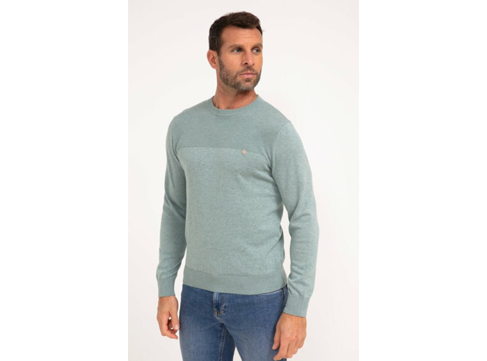 Pull col rond uni Joly