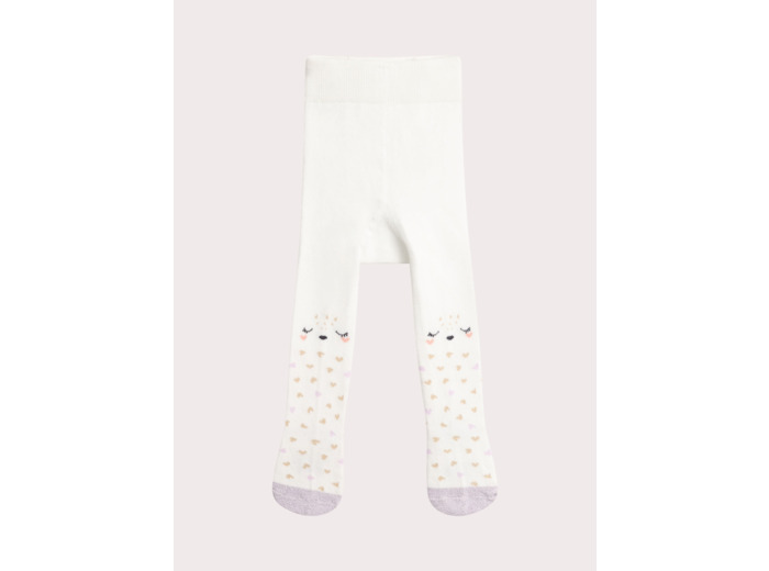 Collant à motif cœur pour bébé fille