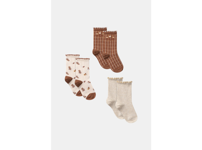 chaussettes lotx3 Rose