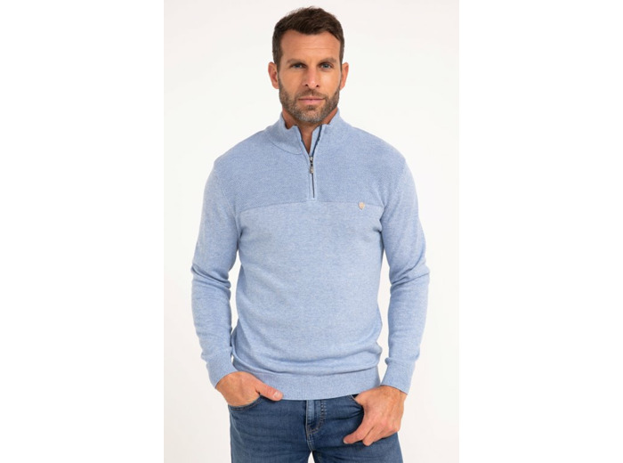 Pull col montant uni Contrast