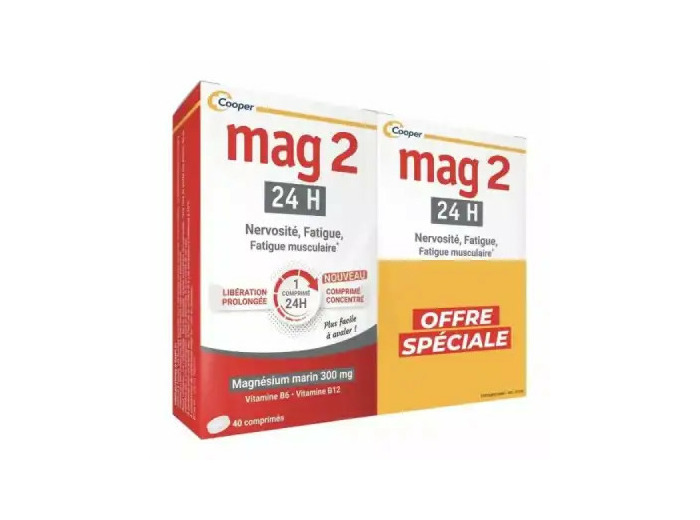 Mag 2 24h Comprimés 2 Boites De 40