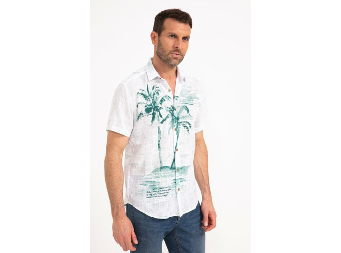 Chemise Palmier Aquarelle