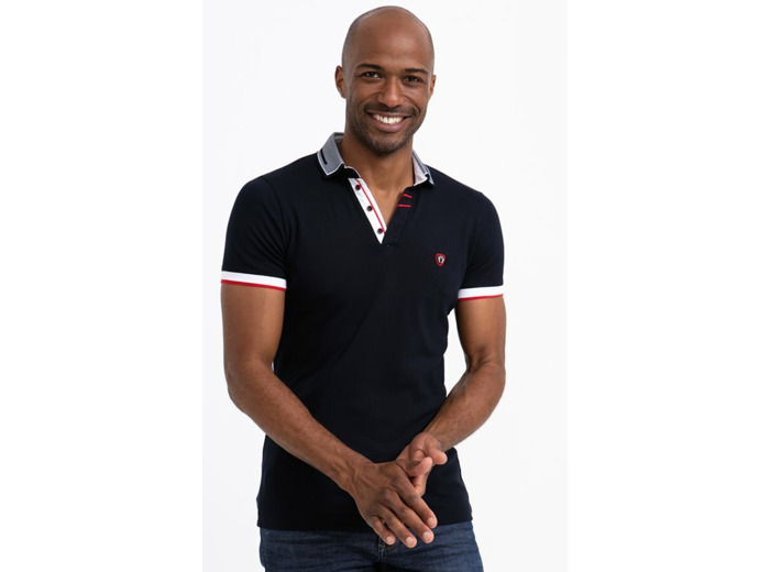 Polo manches courtes Vp marine