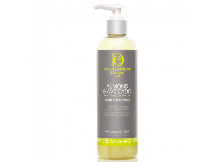 Design Essentials - Natural Almond & Avocado - Moisturizing and Detangling Shampoo
