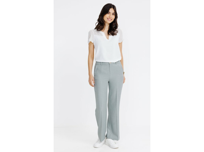 Pantalon de tailleur coupe large