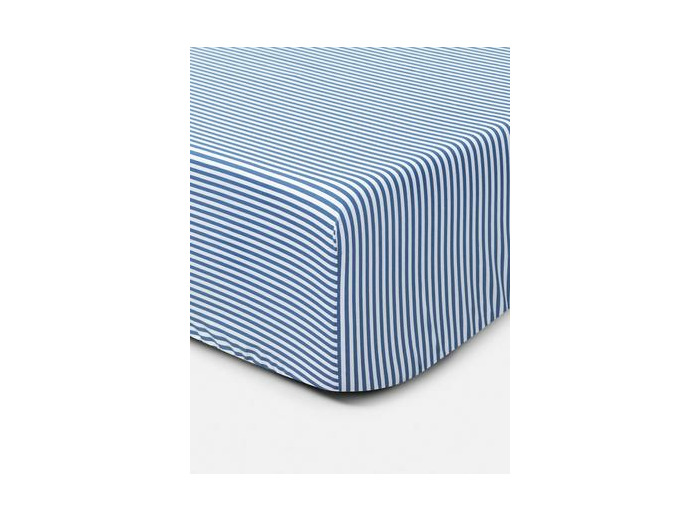 Drap-housse king size à rayures