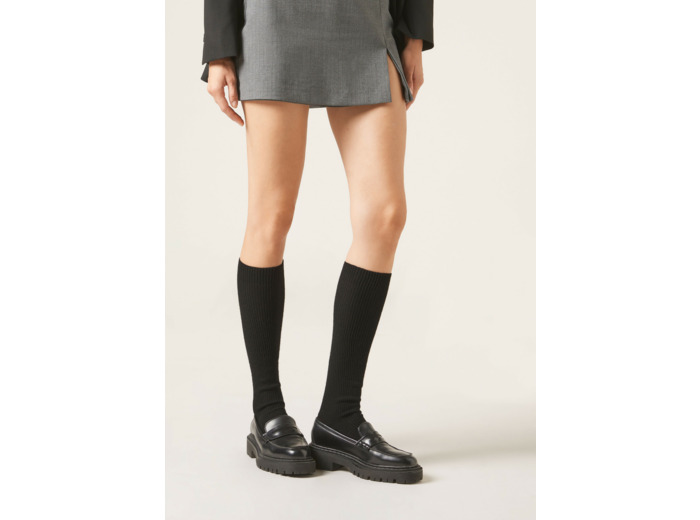 Chaussettes hautes en cachemire