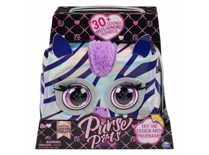 Purse Pet sac interactif Zèbre