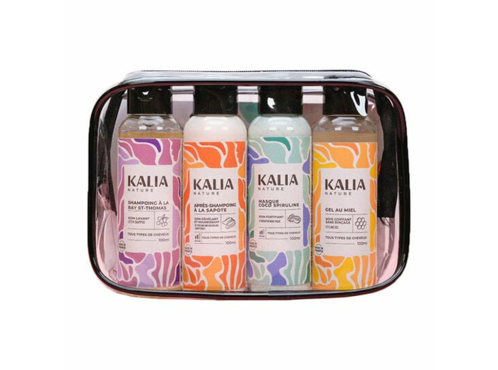 Trousse de voyage cheveux texturés