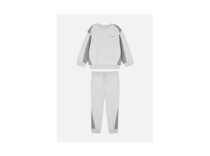 1,5–8 ans | Ensemble sweat-shirt et bas de jogging color block