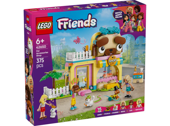 Boutique d’accessoires pour animaux de compagnie LEGO Friends 42650