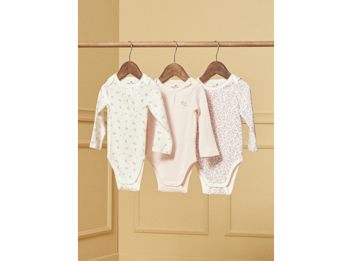 Lot de 3 bodies manches longues